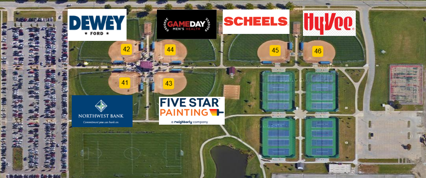 Field Sponsorships Map 2026